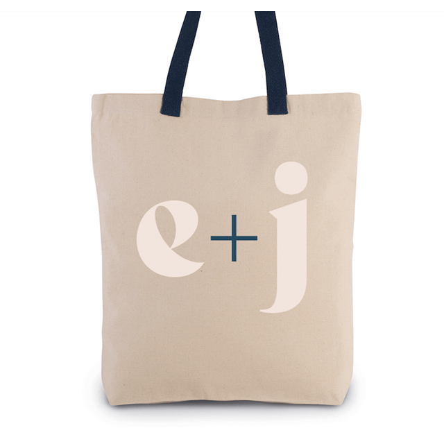 e+j tote bag lichtroze